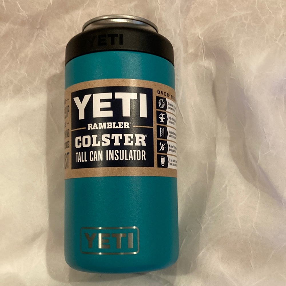 YETI Rambler Colster Tall Can Insulator - Aquifer Blue